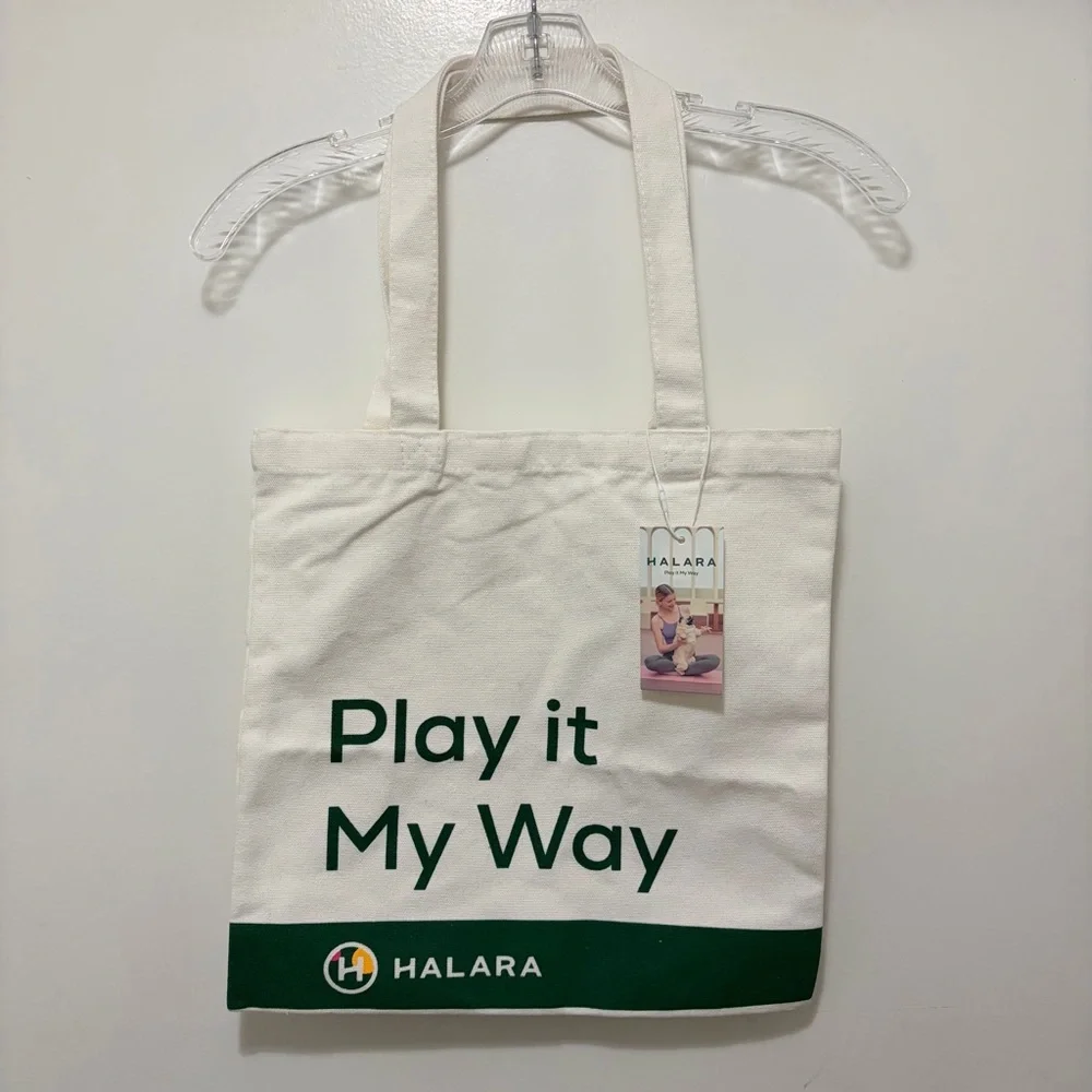 Halara Play It My Way Canvas Tote NWT